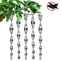 Repellent Wind Twisting Scare Rods (12 inch) (Set of 5) Keep Birds Away from Your Home, Garden, Patio - Decorate Your Home and Garden with These Stunning Bird Scarers