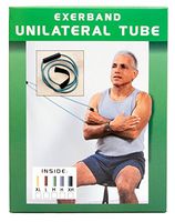 ExerBand Unilateral Loop Tube - Resistance Tube with Handle - Yellow