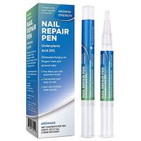 Aroamas Toenail Fungus Treatment, Nail Repair Pen Made in USA - Relieves Discomfort Caused by Fungus including Athlete’s Foot and Ringworm,Includes Undecylenic Acid 2 Pens