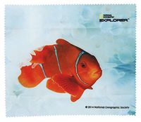 Microfiber Lens Cleaning Cloth Featuring Images from National Geographic, Fish
