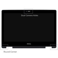 NBPCLCD Screen Replacement B133HAB01.0 NV133FHM-A11 for Dell Inspiron 13 7368 7378 P69G 13.3" FHD LCD Display Touch Screen Digitizer Assembly w/Curved Bezel 6NKDX 7KF9N FCTG8 (2D Webcam Holes)
