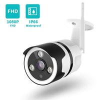 Outdoor Camera Wireless - 1080P Outdoor Security Camera with Night Vision, Motion Detection & Instant Alert, Zooms Function, IP66 Waterproof, with 2-Way Audio, Cloud Storage/SD Card Work with Alexa