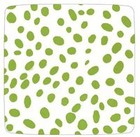 Paper Plates Salad Plates Dessert Plates Party Supplies Spots, Green, 16Pk