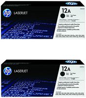 HP 12A (Q2612A) Black Original Toner Cartridge, 2-Pack