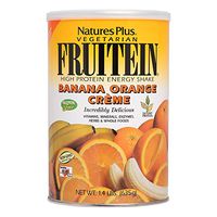 NaturesPlus Fruitein Banana Orange Crème High Protein Energy Shake - 2.8 lbs, Vegetarian Powder - Vitamins, Minerals, Enzymes, Herbs & Whole Foods - Non-GMO, Gluten-Free - 37 Servings