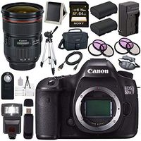 Canon EOS 5DS-R 5DSR DSLR Camera + EF 24-70mm f/2.8L II USM Lens + LPE-6 Lithium Ion Battery + External Rapid Charger + Canon 100ES EOS shoulder bag Bundle 14