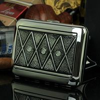 MODEBESO(TM) Movement of Love Silver Color Copper Metal Cigarette Case Holder China Holds 16 Cigarette