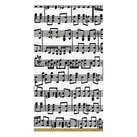 Caspari Musica Paper Guest Towel Napkins - 15 Per Package