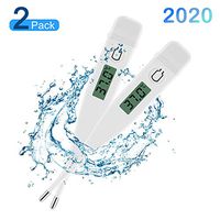 Oral Digital Thermometer, 2 Pack Ecomono Thermometer Adult LCD Display, Mouth Thermometer for Adults Baby, Body Temperature Thermometer for Fever Underarm Oral Rectal with Fast Accurate Readings