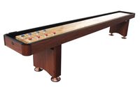 Playcraft Woodbridge Shuffleboard Table, Cherry, 12-Feet