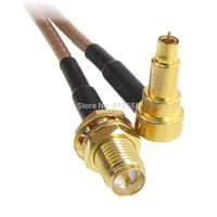 SMALL-CHIPINC - Gold Tone Metal C3.8 To Sma-Kf 4Mm Outer Screw Thread Bore Head Cell Phone Rf Coaxial Test Adapter bnc | cable | coaxial