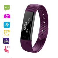 Eadear Unisex Waterproof Digital Display Buckle Closure Smart Bracelet Health Wristband Smart Watches