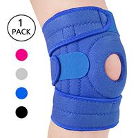 Knee Brace with Side Stabilizers and Open Patella, Adjustable Knee Support for Arthritis Pain One Size Fits All