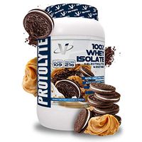 VMI Sports ProtoLyte 100% Whey Isolate Protein Powder, Peanut Butter Cookies & Cream, 1.63lb, with Amino Acids, Electrolytes, Enzymes, High Protein, Lactose Free, Low Sugar