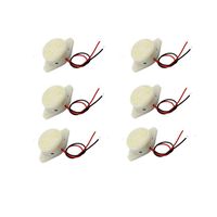 QMseller SFM-27 DC 3-24V Electronic Buzzer Alarm Sounder Continuous Sound Beep (Pack of 6)
