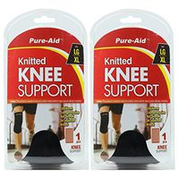 Pure-Aid Knitted Knee Support (LG-XL) (Pack of 2)