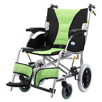 Wheelchairs Self-Propelled Aluminum Alloy Light Old cart Elderly Travel on The Plane Small Wheel Small Folding Portable Suitable for 100kg use MedicalSupplies & Equipment
