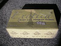 96 PC. Japanese Silver Japanese Style Hookah CHARCOAL COAL - Easy Lite Shisha Coals Exotica Rate #1