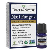 Forces of Nature -Natural, Organic Nail Fungus Treatment (5ml) Non GMO, No Harmful Chemicals, Nontoxic –Fight Damaged, Cracked, Brittle, Discolored Yellow and black Toenails, Fingernails