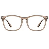 TIJN Blue Light Blocking Glasses Women Men Vintage Square Nerd Computer Glasses Anti Eyestrain (Wheat)