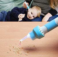 J.GH Electric Earwax Removal Kit Tool, Vacuum Electric Soft Head Earwax Cleaner with LED Light for Kids Baby Adults