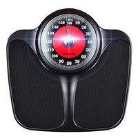 Analog Bath Scale,Precision Bathroom Scale, Steel Plate, Large Dial, Clear Reading,Measuring Weight up to 160 KG/350LB
