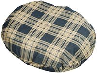 Hermell Products Convoluted Comfort Ring/Cushion, 18-Inch, Plaid Polycotton Cover