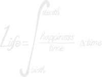 hBARSCI Calculus of Life Vinyl Decal - 5 Inches - for Cars, Trucks, Windows, Laptops, Tablets, Outdoor-Grade 2.5mil Thick Vinyl - White