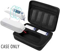 Thermometer Case Cover for Braun Digital Ear Thermometer ThermoScan 5 IRT6500 and 7 IRT6520, Hard EVA Travel Bag Storage with Accessories Pocket, by COMCASE (Case Only)