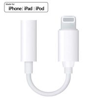 [Apple MFi Certified] Lightning to 3.5 mm Headphone Jack Adapter Charger Cable Compatible iPhone 7/7 Plus/8/8 Plus/Xs/XR/X/, Cord with Mic&Remote Music Control&Calling Function Support All iOS