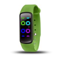 wumedy Tri-Color LED Display Bracelet Waterproof Music Child Smartwatch Gift Smart Watches