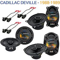 Compatible with Cadillac DeVille 1988-1989 Factory Speaker Upgrade Harmony Speakers Package New