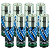 8pc VINNIC AA Super Heavy Duty NO Cadmium NO Lead ECO Safe NO Mercury Batteries Great for Schools, Families, Childrens Toys Replaces LR06, MN1500, R06P, KAA K6A, Toshiba LR6N, BA3058/U, EN91