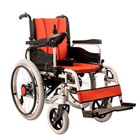 Lightweight Dual Function Foldable Power Wheelchair (Li-ion Battery 20A), Drive with Electric Power or use as Manual Wheelchair