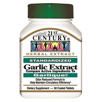GARLIC EXTRACT ODOR FREE 60 ENTERIC COATED VEG. TABS