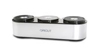Bluetooth Speakers, OPROUT 10W Portable Wireless Speakers with 20h Playtime, Computer Speaker with Dual-Driver Enhanced Bass Resonator (Silver)