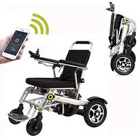 AINIDEMA Electric Wheelchair - APP Intelligent Control Mobile Wheelchair Full Automatic Folding Smart Wheelchair - Weighs Just 65 Lbs Can Bear 330 Lbs
