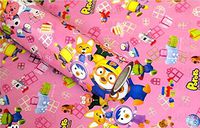 Pororo Pink Gift Wrapping Paper, Premium Foil Gift Wrap Roll, 1.74 ft. x 59 ft