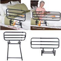 Bed Rail for Elderly Safety Strap Guard Hand Rails Adult Folding Gate Adjustable