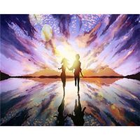 DIY 5D Diamond Painting Kits Full Drill Diamond - Sunset & Landscape Mosaic Embroidery Rhinestone Pasted Cross Stitch Arts Craft Wall Decor