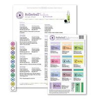 Rollerball Make & Take Essential Oils Blends Set, DIY Labels and Recipes, Babies and Mamas