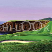 Hi-Look Microfiber Cleaning Cloth - Pebble Beach, 8th Hole