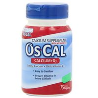 Os-Cal 500+D Caplets 75 Caplets (Pack of 9)