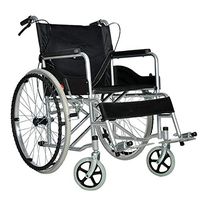 RPMDM Wheelchair Elderly Portable Wheelchair Folding Portable Travel Hand Push Scooter Walker