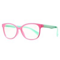 COASION Kids Blue Light Blocking Glasses Soft Computer Gaming Eyeglasses Frames for Girls Boys Age 2-10 (Pink)