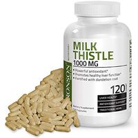 Milk Thistle 1000mg Silymarin Marianum & Dandelion Root Liver Health Support 120 Capsules