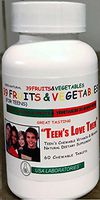 39 Fruits and Vegetables - Teens Love Them - 60 Chewable Tablets