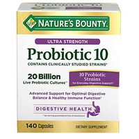 Nature's Bounty - Ultra Strength Probiotic 10-140 Capsules (Pack of 2)