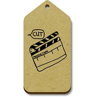 Azeeda 10 x 'Directors Clapper Board' 66mm x 34mm Gift Tags (TG00042037)