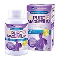 Pure Micronutrients Magnesium Glycinate Supplement (Chelated) 200mg, 180 Count